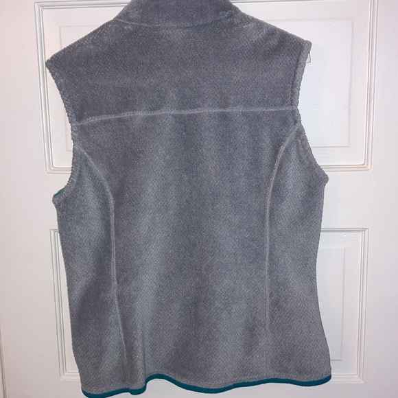 Patagonia Women's Retro Pile Fleece Vest size L large blue gray - Picture 6 of 7
